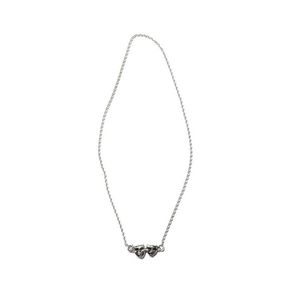 MAPLE LAUGH NOW CRY LATER SILVER CHAIN NECKLACE 925